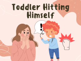 toddler hitting himself