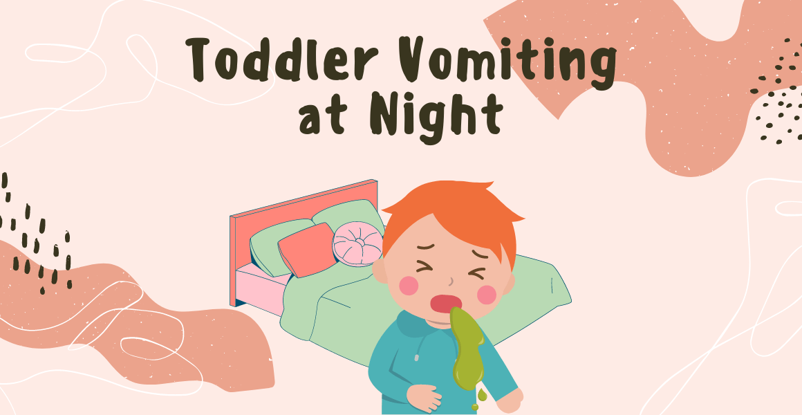 toddler vomiting at night